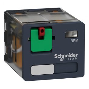   Releu de performanță Schneider RPM, 3CO, 15A, 230VAC, cu buton de testare RPM31P7
