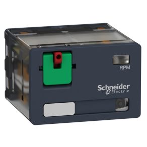   Relee electromecanice Schneider Electric Harmony - RPM42F7 - Releu de putere plug-in, 15 A, 4 CO, LED, 120 V c.a.