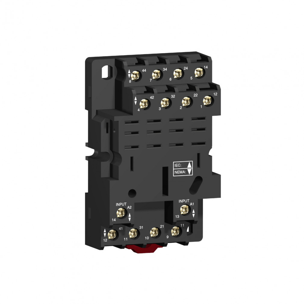 Soclul Schneider Harmony, RPM4... pentru puterea sa, 4CO, dispunere mixtă, cu șurub (RPZF4)