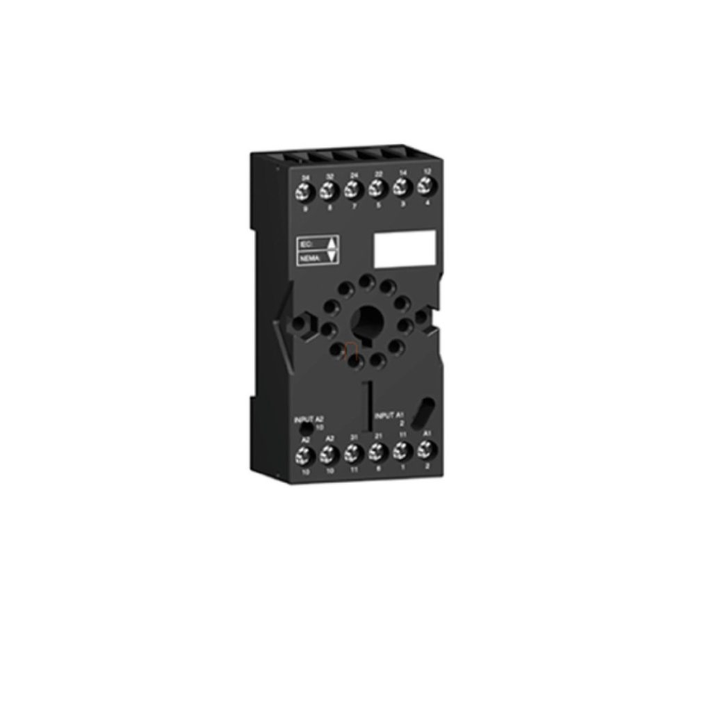 RUZC3M RUM/RE88 soclu universal pentru relee, pentru relee cilindrice 3CO, dispunere mixtă Schneider