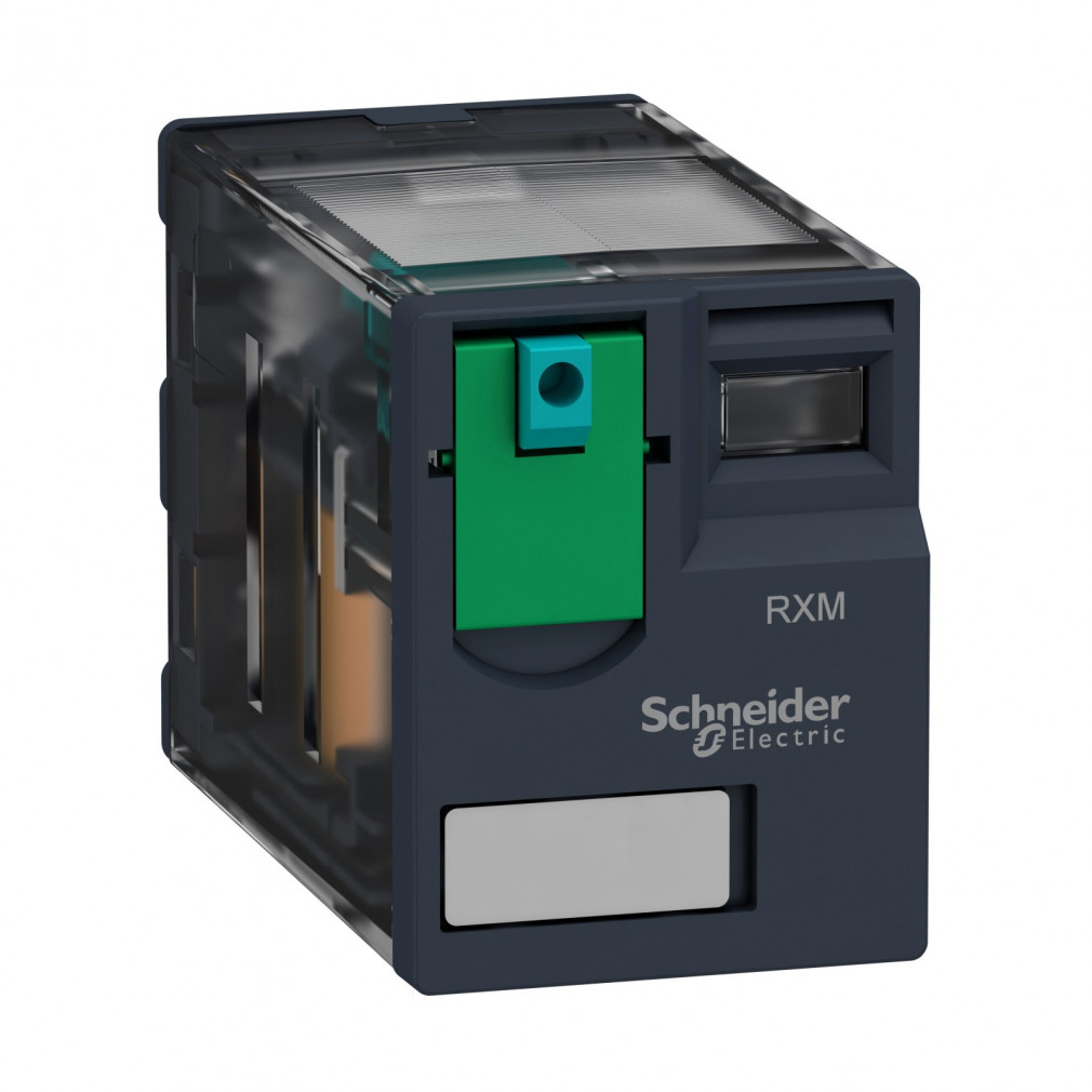 Schneider Mini releu conectabil 2 contacte de comutare 12A 24VDC (RXM2AB1BD)