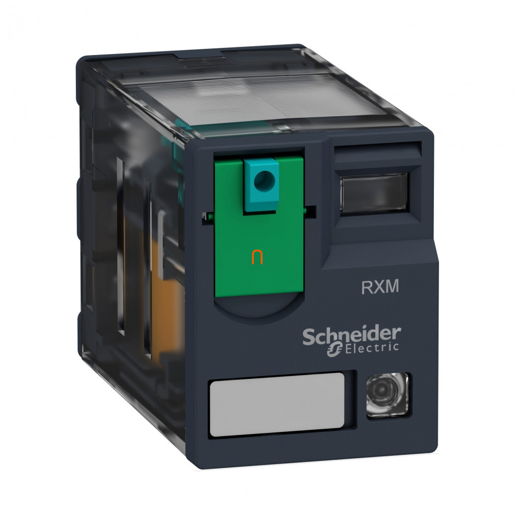  Schneider mini releu plug-in 2 contacte de comutare 12A 24VDC RXM2AB2BD