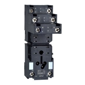   Relee temporizate Schneider Electric Harmony - RXZE2S108M - soclu, pentru relee RXM2, dispunere separată, cu conector