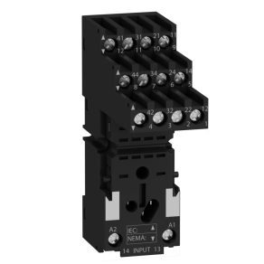   Relee temporizate Schneider Electric Harmony - RXZE2S114M - soclu, pentru relee RXM4, dispunere separată, cu conector