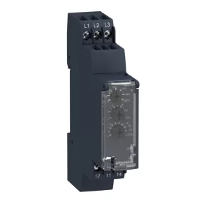   Relé de control Schneider Electric Harmony - RM17TU00 - releu trifazic de monitorizare a fazelor și a tensiunii, 1CO, 5 A, 208…480 V c.a.