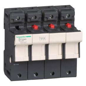   Schneider Electric TeSys DF, LS1/GK1 - DF143NC - Suport pentru siguranță 3P N 50A