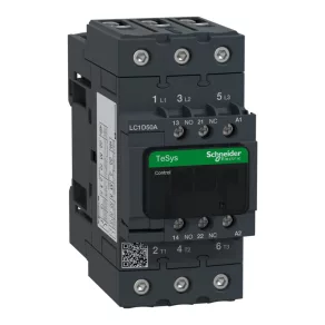   Schneider Electric TeSys D - LC1D50AB7 - Comutator magnetic Everlink cu 3 poli (AC3, 400 V 50 A), 24 V c.a. 50/60 Hz