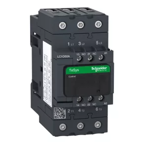   Schneider Electric TeSys D - LC1D50ALE7 - Comutator magnetic Everlink cu 3 poli (AC3, 400 V 50 A), nominal 208 V c.a. 50/60 Hz