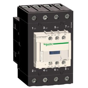   Schneider Electric TeSys D - LC1DT60AU7 - Comutator magnetic Everlink cu 4 poli AC1 415 V 60 A, nominal 260 V c.a. 50/60 Hz