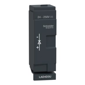   Schneider Electric TeSys D - LAD4D3U - D40A - D65A diodă de suprimare a supratensiunii 24…250 V c.c.