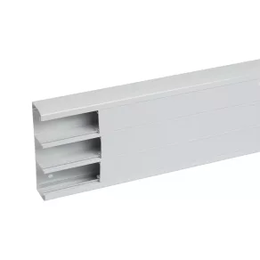   Canal pentru cabluri Legrand DLP-S 180x50 mm, cu capac flexibil, 3 compartimente, gri - 75804