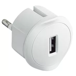 Priză USB Legrand 1,5 A – 5 V, albă - 50680