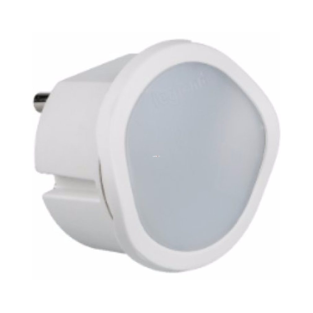Legrand Conector cu lumină de noapte, LED, comutabil și cu intensitate reglabilă, alb (50676)