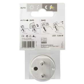   Priza Legrand cu lumină de veghe, LED, comutabilă și reglabilă, albă - 50676