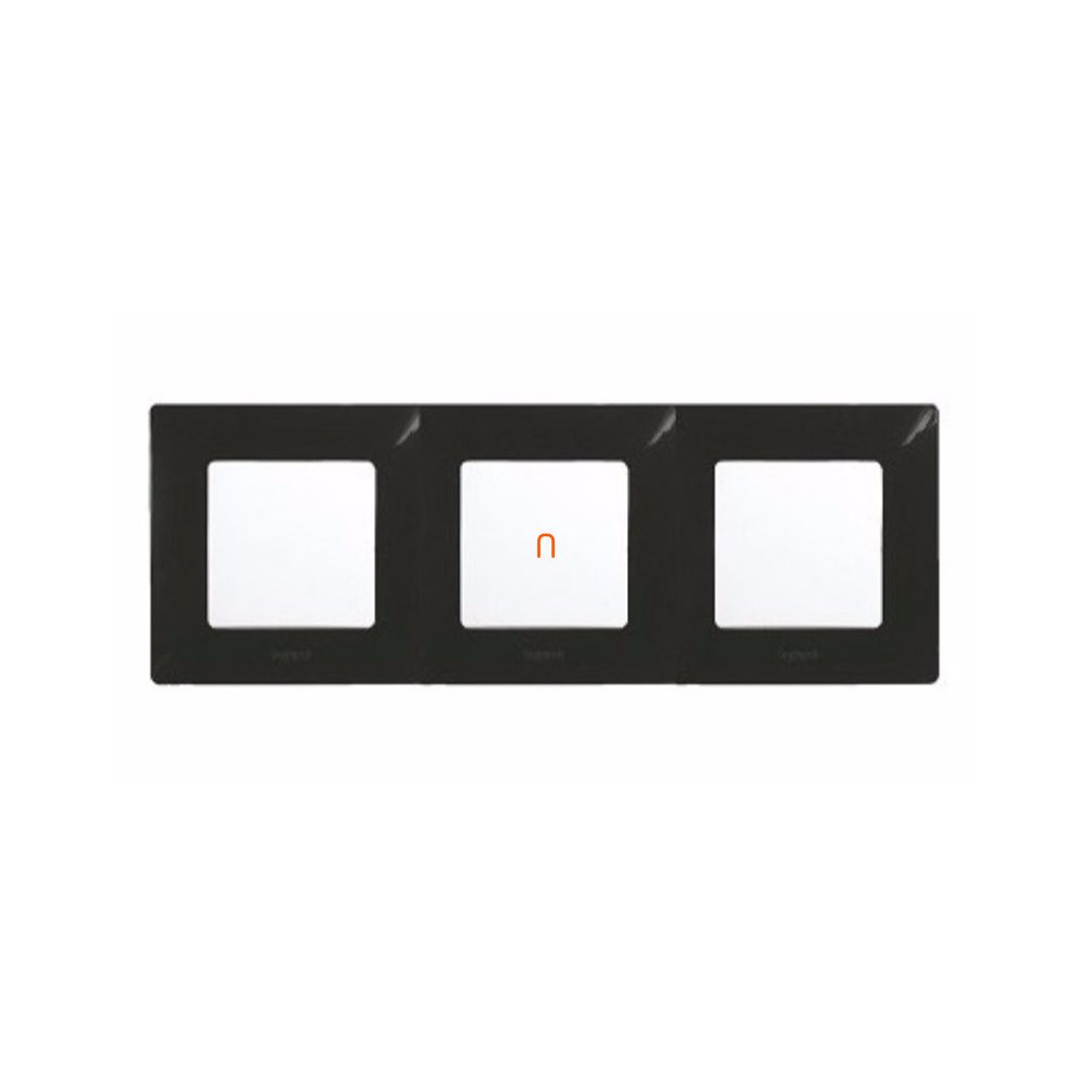 Legrand Niloé ramă mată neagră 3-397033