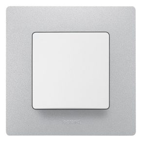 Cadru Legrand Niloé 1, aluminiu - 397041