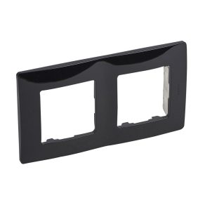Cadru Legrand Niloé 2, negru onix - 397052