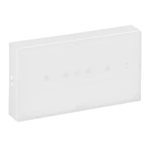   Corp de iluminat de urgență Legrand Ura One, LED, standard, permanent/standby, 350 lm, 1 h, IP42, Ni-Cd - 661634
