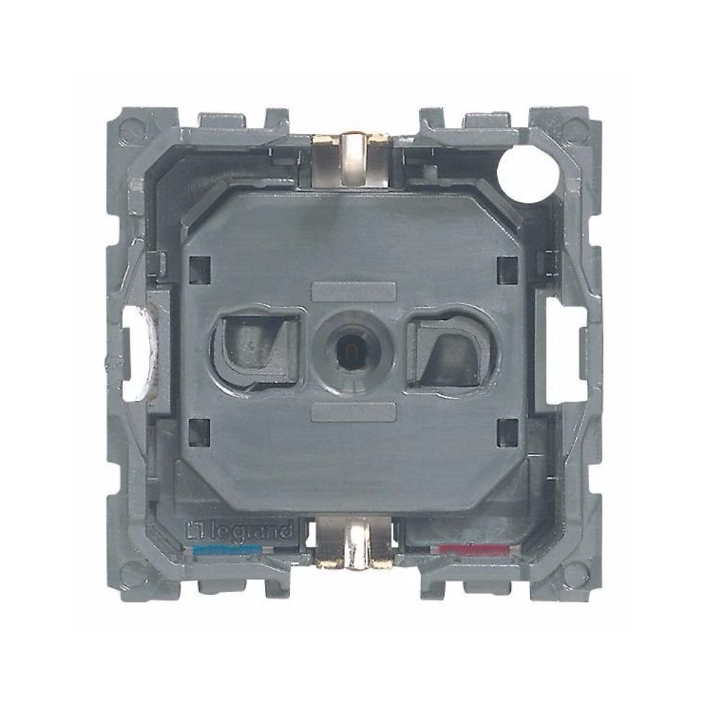 Legrand 067161 Céliane 2P+F priză cu împământare (GYV) cu grilaj de siguranță, cu șuruburi.