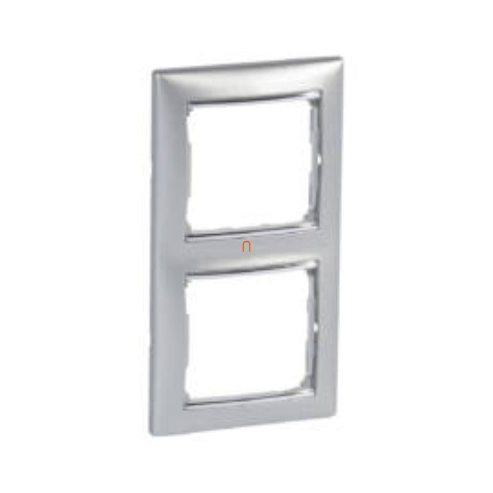Legrand Valena cadru 2, vertical, alumetál (770336)