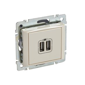   Priză de încărcare Legrand Valena 2xUSB, 1500 mA, culoare fildeș - 774170