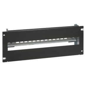   Placă de montare pentru suport de pălării Legrand 4U-19" cu lățime de 24 module, negru LCS3 - 46546