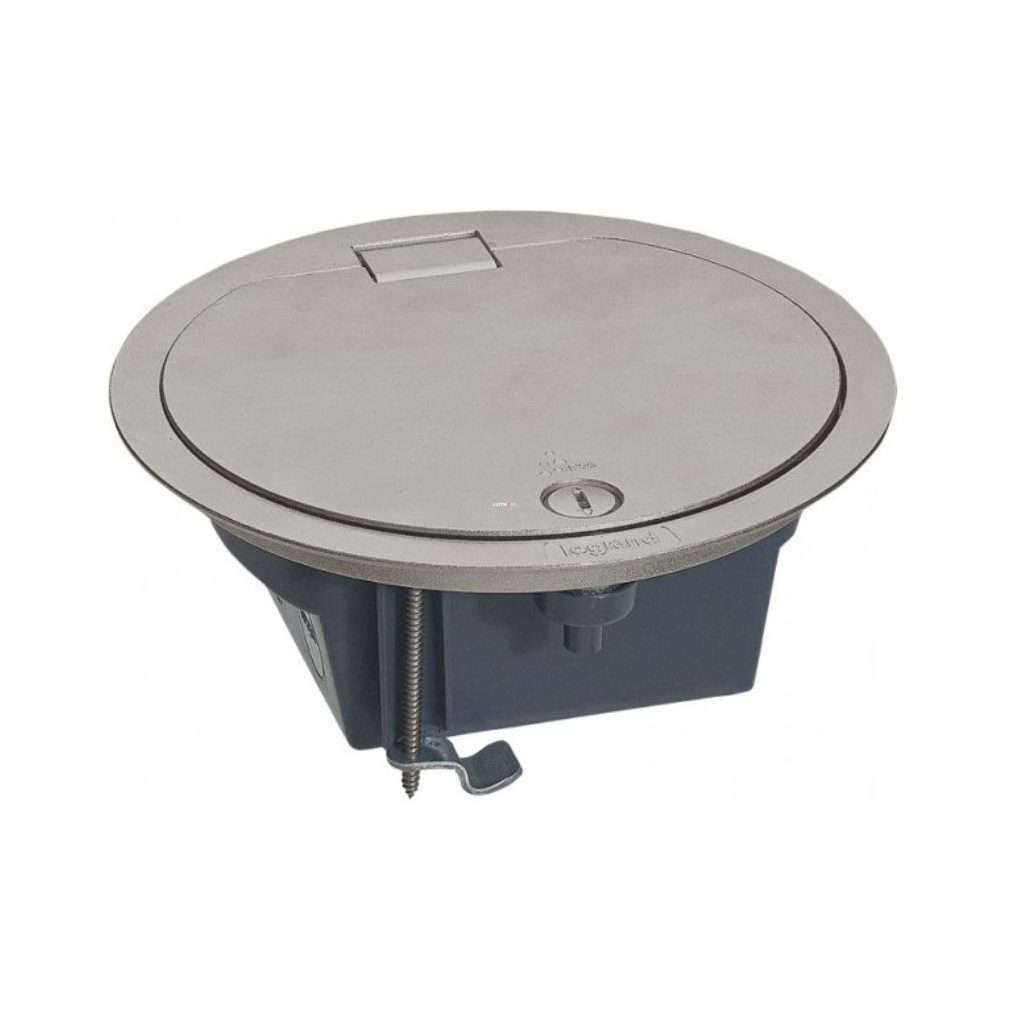 Cutie de podea Legrand, cu capac rabatabil, cu capac din oțel inoxidabil, pentru 4 module IP66 (88064)