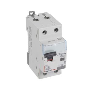   Întrerupător combinat Legrand DX3 1P+N C16 6000A / 10kA 300mA Tip A - 411083