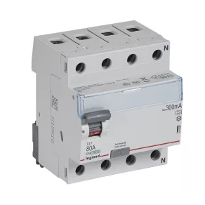 Întrerupător Legrand TX3 4P D 80A 300mA A - 411787
