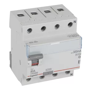 Întrerupător Legrand TX3 4P D 80A 300MA A-S - 411806