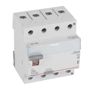 Întrerupător Legrand TX3 4P D 25A 30mA A - 411764