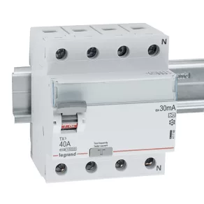 Întrerupător Legrand TX3 4P D 40A 30mA A - 411765