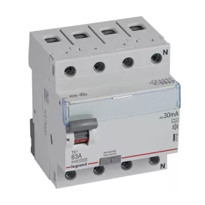 Întrerupător Legrand TX3 4P D 63A 30mA A - 411766