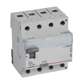 Întrerupător Legrand TX3 4P D 63A 100MA A - 411776