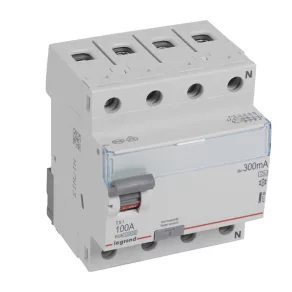 Întrerupător Legrand TX3 4P D 100A 300mA A - 411788