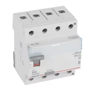 Întrerupător Legrand TX3 4P D 80A 30MA A-HPI - 411817