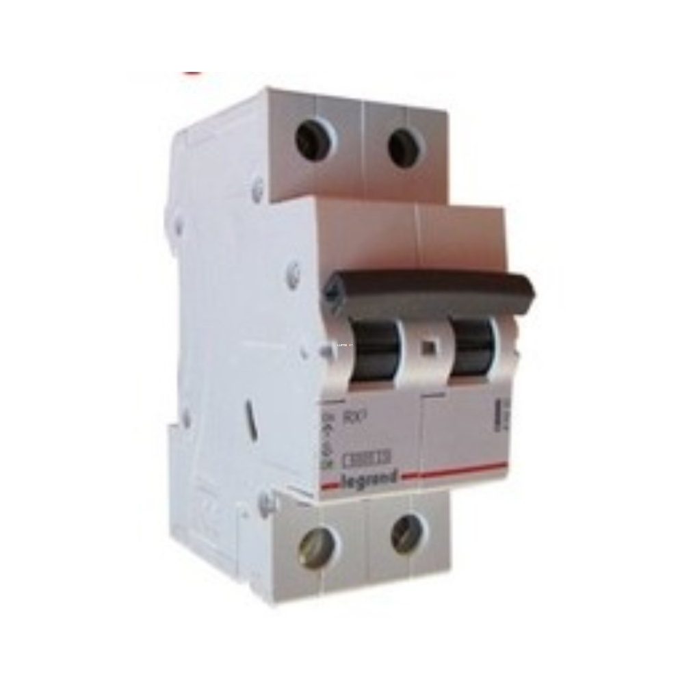 Legrand mini-disjunctor 2P B 10A 6kA RX3 (419156)