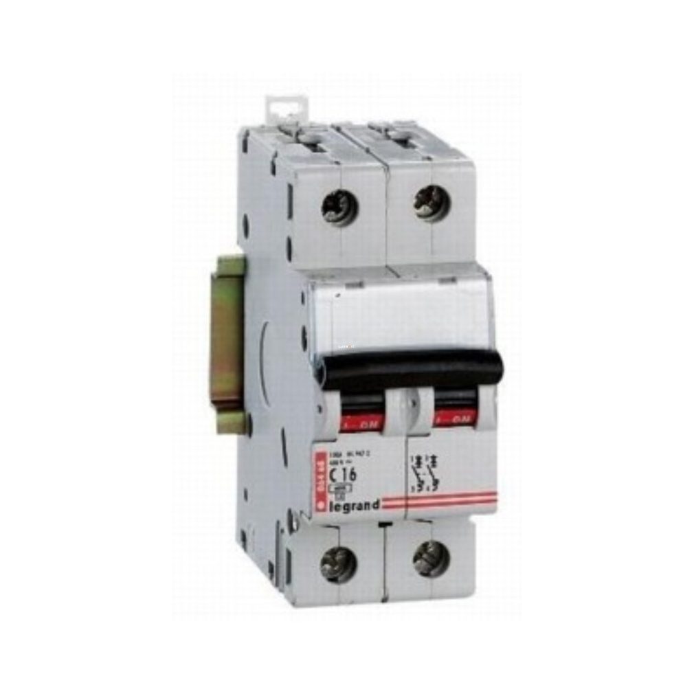 Legrand mini-disjunctor 2P C 10A 6kA RX3 (419222)