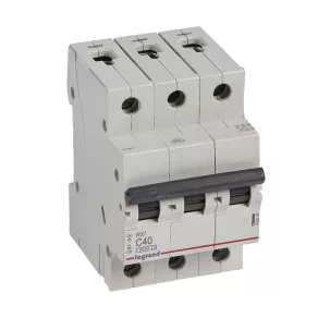   Întrerupător automat miniatural Legrand RX3 3P C40 6000A BIC - 419239
