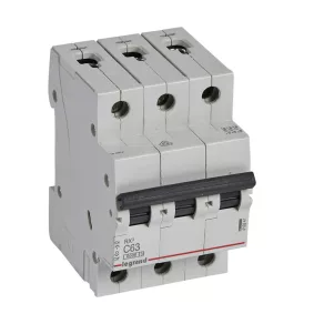   Întrerupător automat miniatural Legrand RX3 3P C63 6000A BIC - 419241