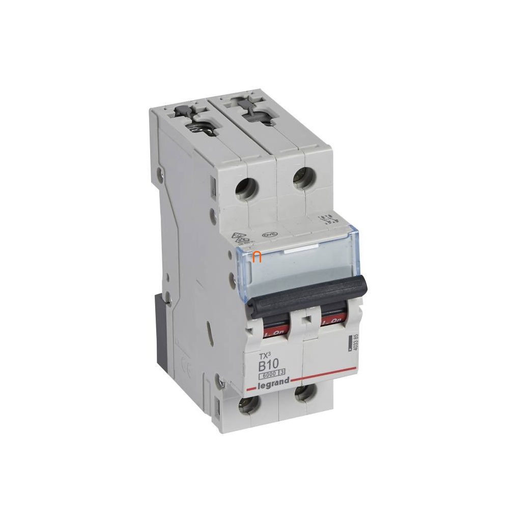 Legrand mini-disjunctor 2P B 10A 6kA TX3 (403385)