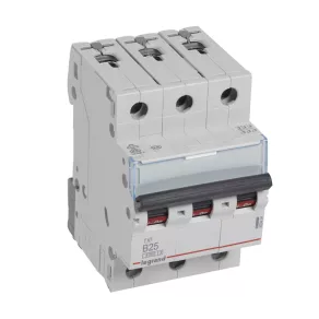   Întrerupător automat miniatural Legrand TX3 3P B25 6000A/6kA BIC - 403404