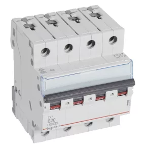   Întrerupător automat miniatural Legrand TX3 4P B20 6000A/6kA BIC - 403418