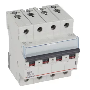   Întrerupător automat miniatural Legrand TX3 4P B63 6000A/6kA BIC - 403423