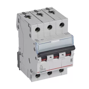   Întrerupător automat miniatural Legrand TX3 3P C2 6000A/6kA BIC - 403538