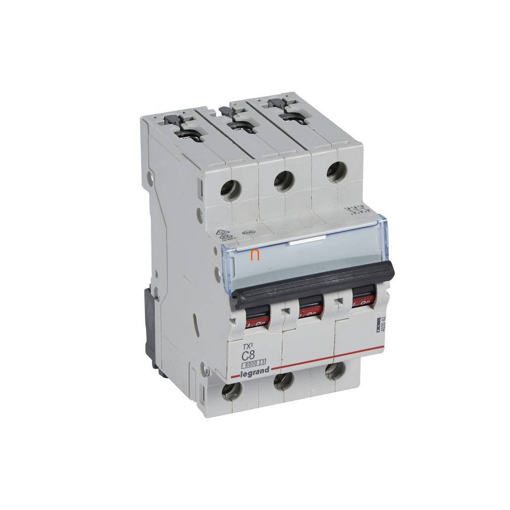 Legrand mini-disjunctor 3P C 8A 6kA TX3 (403542)