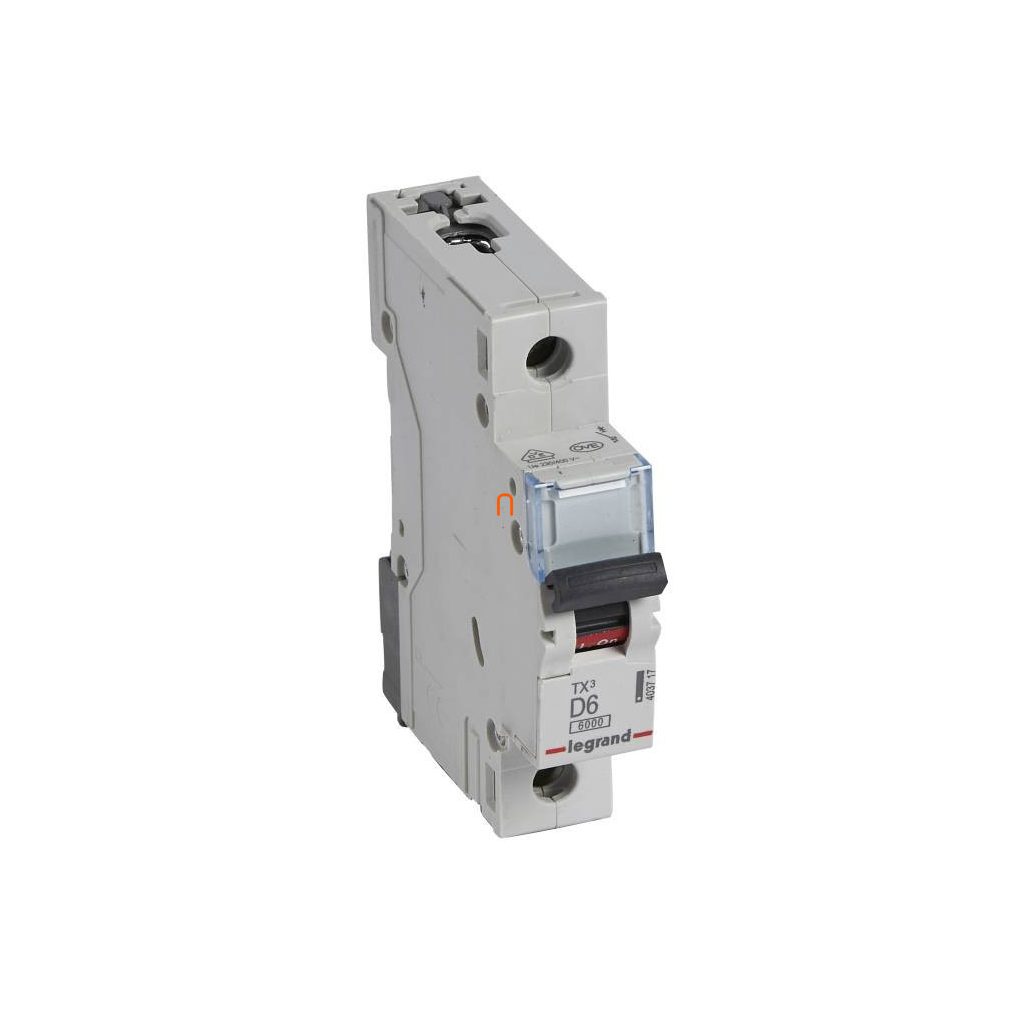 Legrand mini-disjunctor 1P D 6A 6kA TX3 (403717)