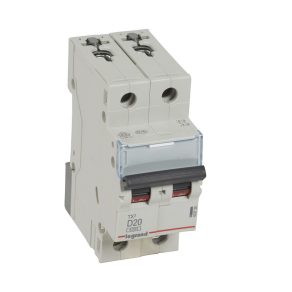   Întrerupător automat miniatural Legrand TX3 2P D20 6000A/6kA BIC - 403739