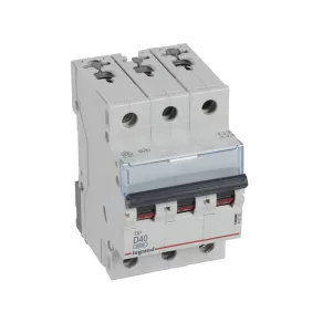   Întrerupător automat miniatural Legrand TX3 3P D40 6000A/6kA BIC - 403759