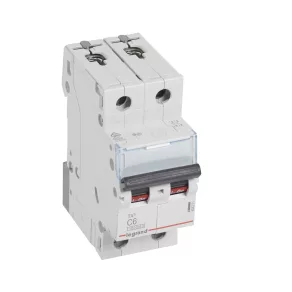   Întrerupător automat miniatural Legrand TX3 2P C6 10000A/10kA BIC - 404201